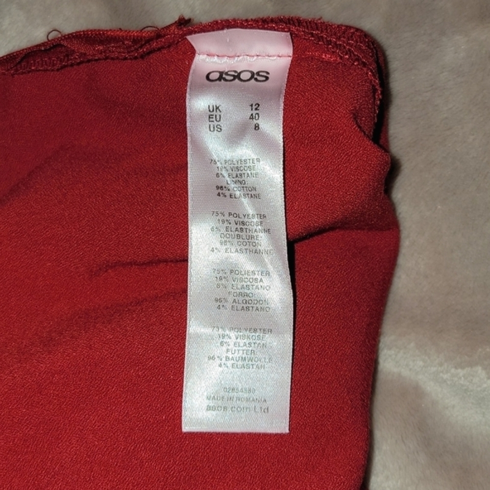 ASOS Red Jumpsuit - Picture 7 of 12